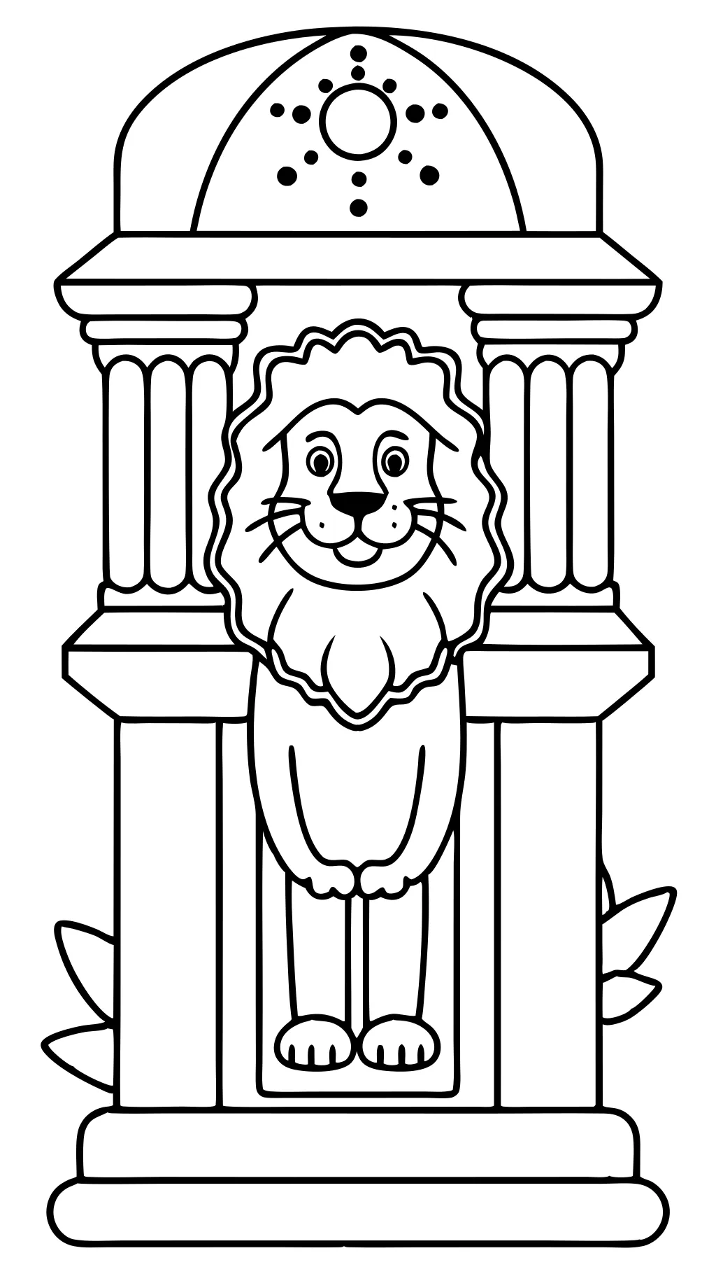 bible lesson preschooler samson coloring page